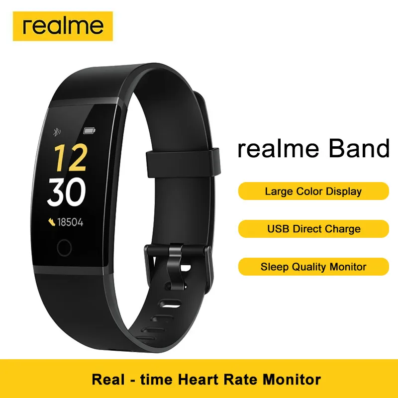 

Смарт-браслет Realme, 0,96 дюйма, Bluetooth 4,2, IP68, водостойкость