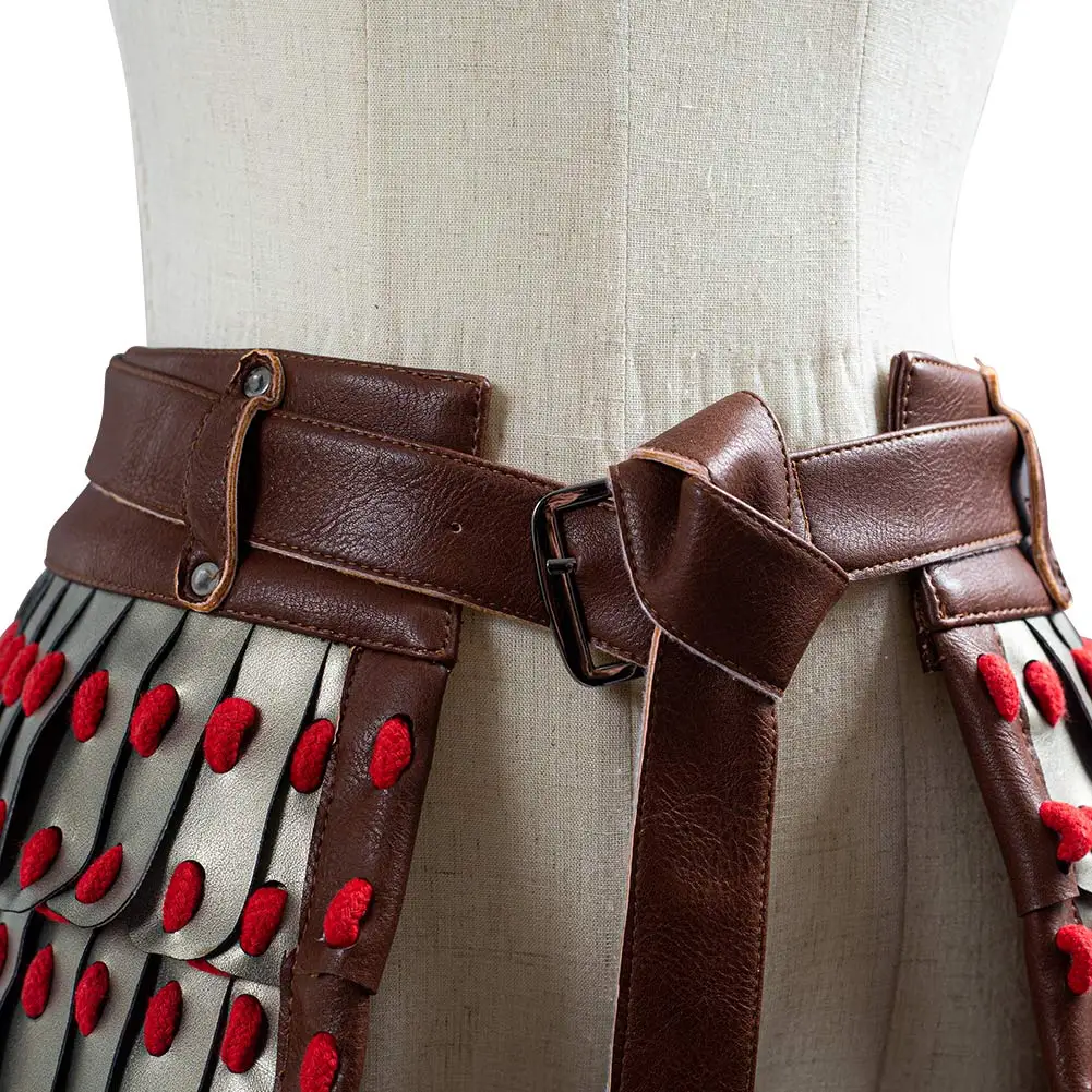 Быстрая доставка фильм Хуа Косплей Мулан костюм женское платье Форма Пояс Чехол