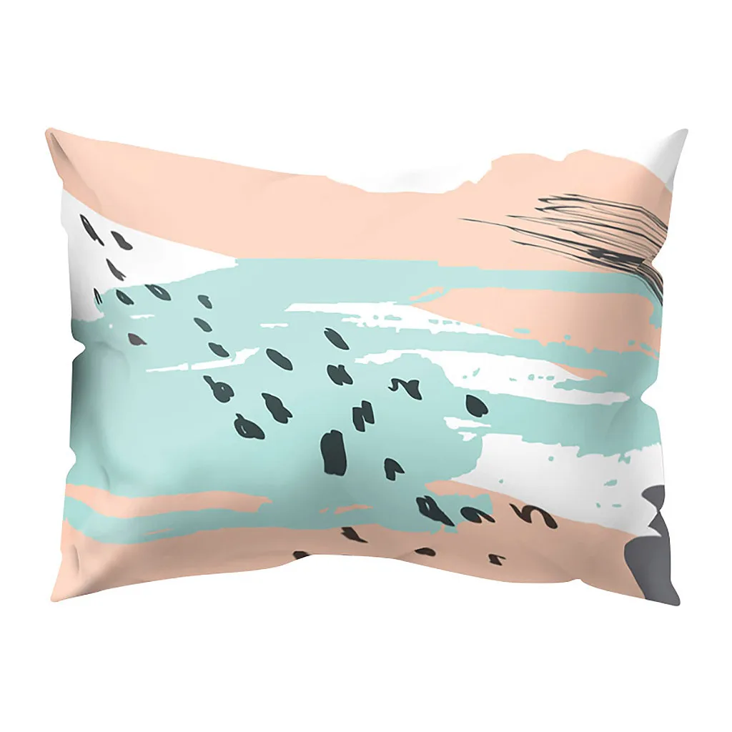 Чехол для подушки из полиэстера дивана и автомобиля с принтом 30X50 см Прямая