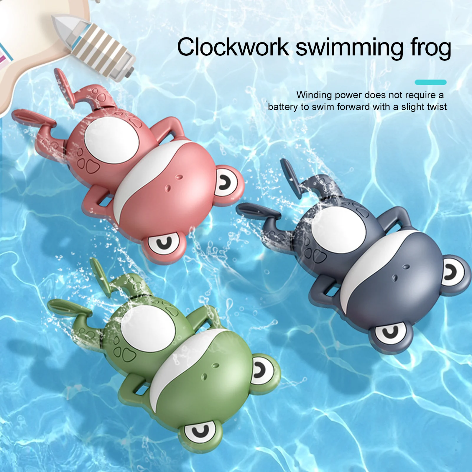 

Baby Bathing Toys For Toddlers 0 6 12 Months Bath Frog Clockwork Toy For Kids 2 To 4 Years For Babies Boy Girls Children