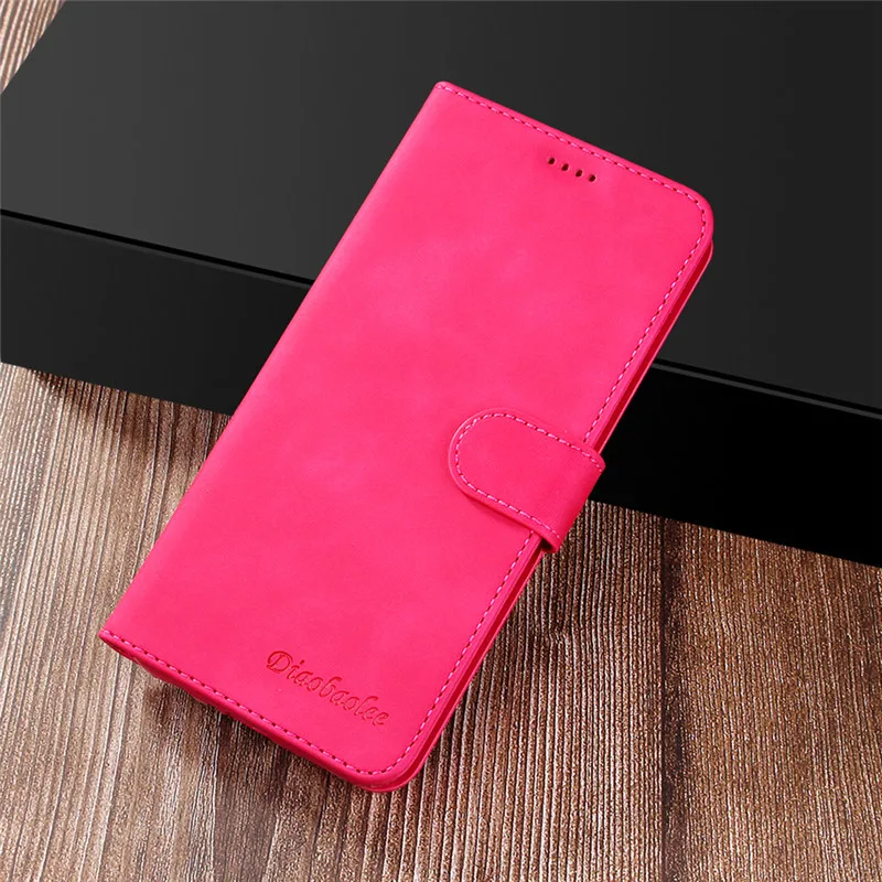 Чехол-книжка для samsung Galaxy S10, чехол-кошелек для телефона samsung Galaxy S10 Plus, чехол-бумажник для Galaxy S10E S10 5G - Цвет: Rose red