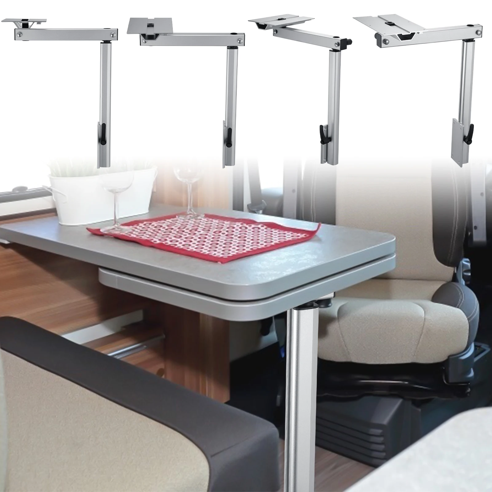 

RV Removable Adjustable Laptop Table Legs for Sofa the Caravan Recreational Vehicle Boat camper van Accessories travel trailer