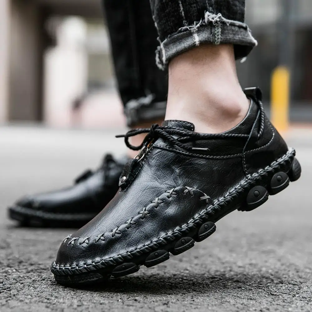 GLAZOV/Мужская обувь из натуральной кожи удобная мужская повседневная Chaussures