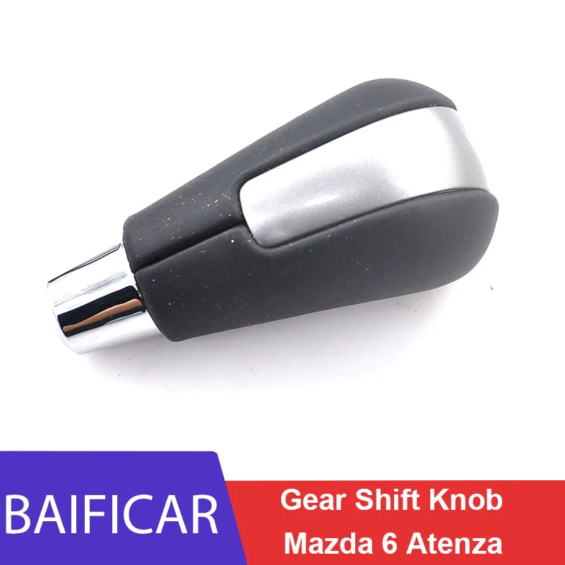 Baificar Brand New High Quality Genuine 1 PCS Leather Gear Shift Knob Lever Shifter For Mazda 6 Atenza | Автомобили и мотоциклы
