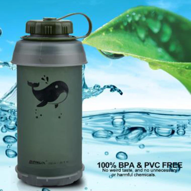 750 мл складной чайник для путешествий и скалолазания из термополиуретана