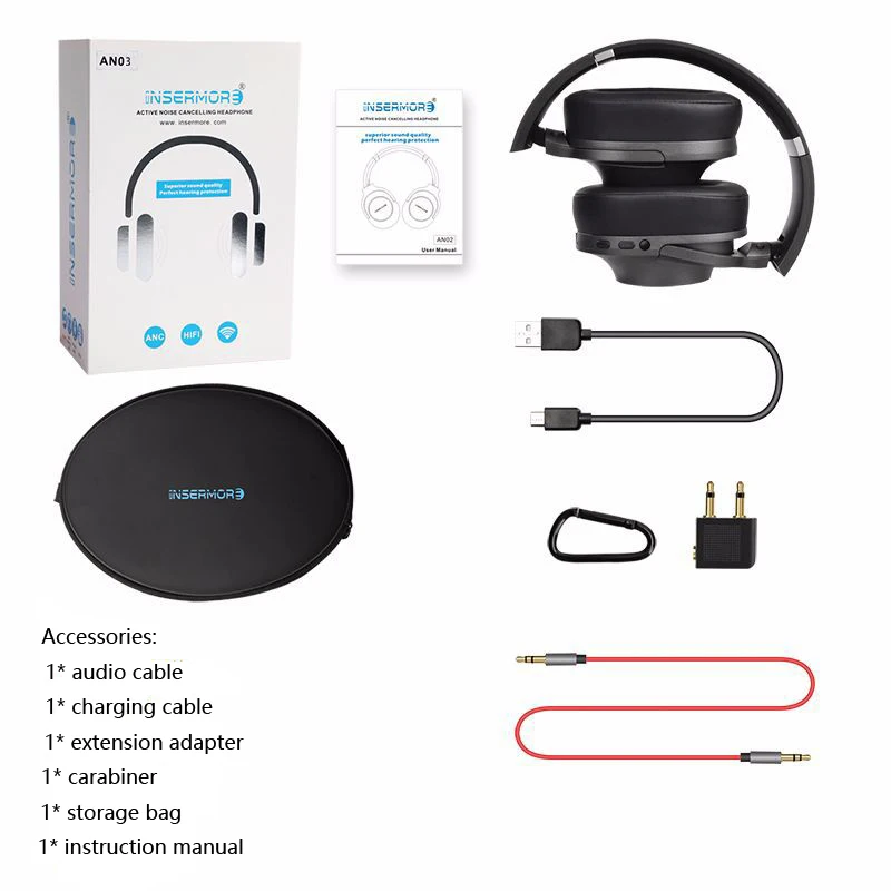 Гарнитура 5 0 Bluetooth Hearphone удобный наушник для бизнеса активного шумоподавления