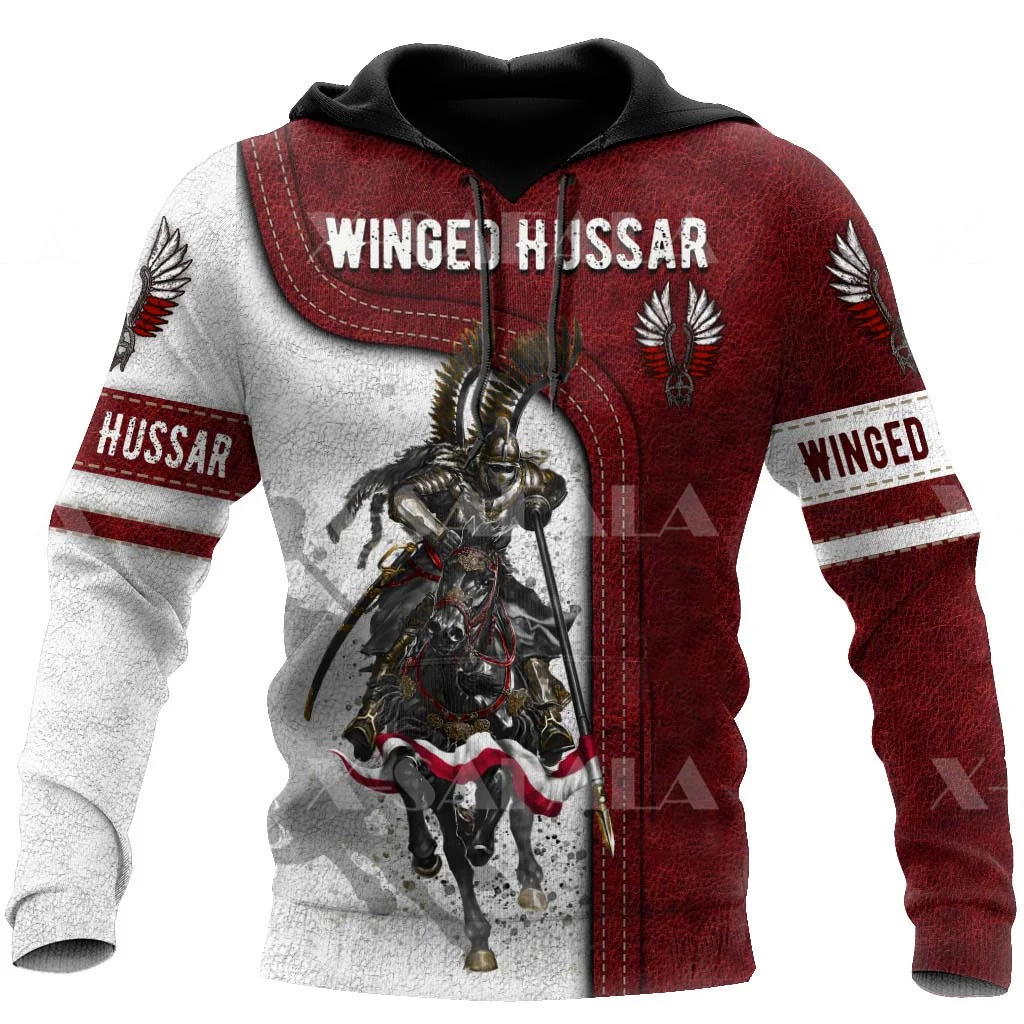Polish Winged Hussars Poland 3D Printed  Hoodie Man Female Zipper Pullover Sweatshirt Hooded Jersey Streetwear Tracksuits-2