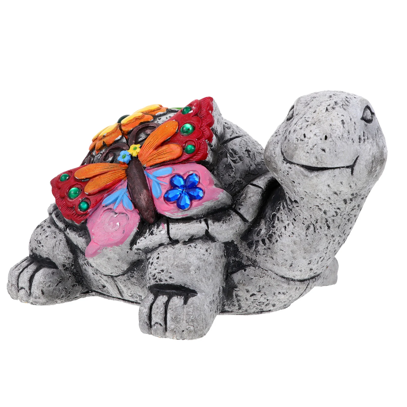 

Цементная садовая черепаха, шаговый камень, украшение для сада, бабочки, печатный камень