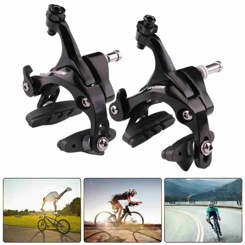 

55mm Road Bike Folding Bike Dual Pivot Brake Aluminum The Caliper The Brake Adjust Side With Front And Length Rear Of Pull
