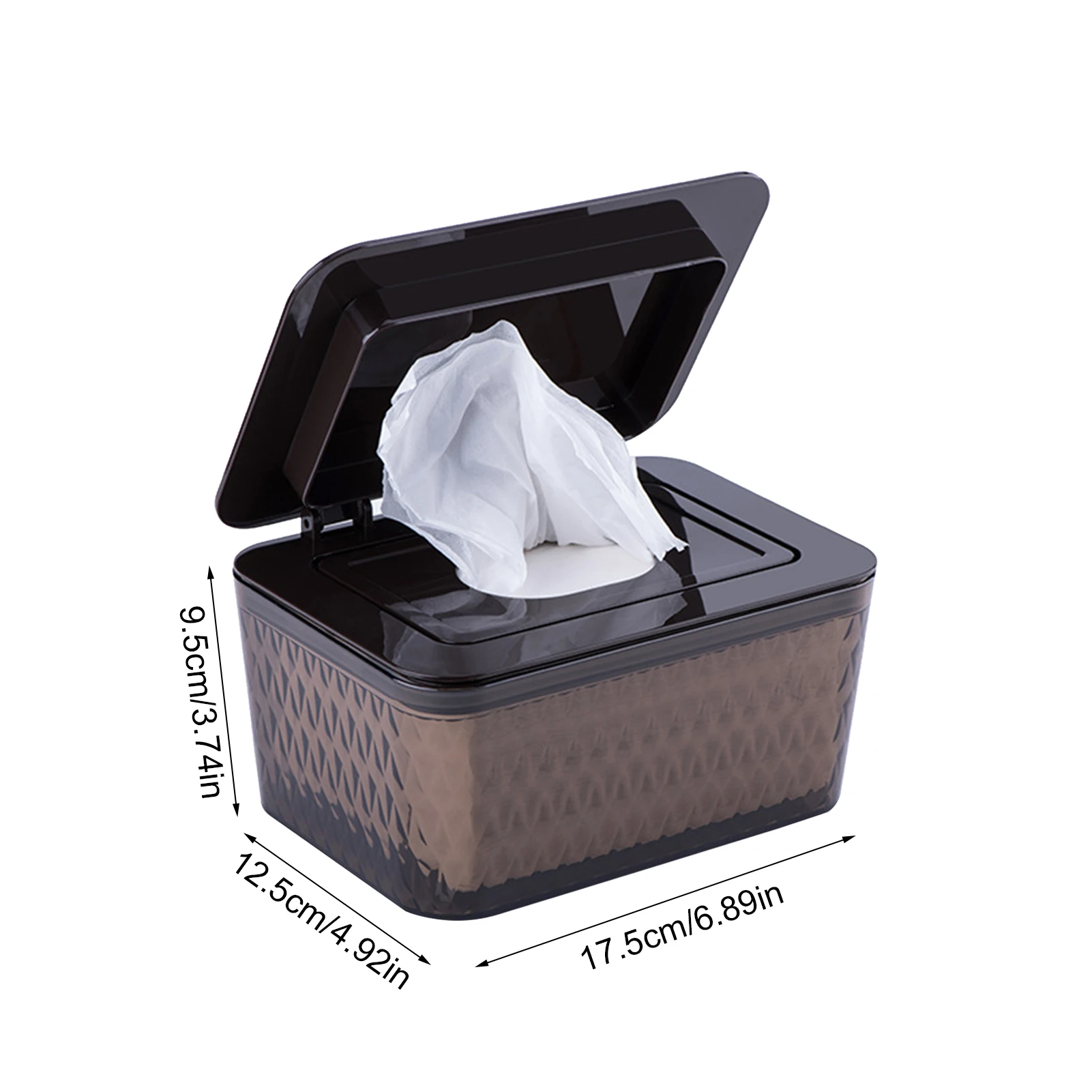 

Wet Wipes Dispenser Holder With Lid Dustproof Tissue Storage Box For Home Office Multifunctional Dry Wet Tissue Paper Case