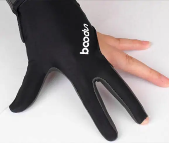 Перчатки для снукера с тремя пальцами хорошая эластичность бильярдные