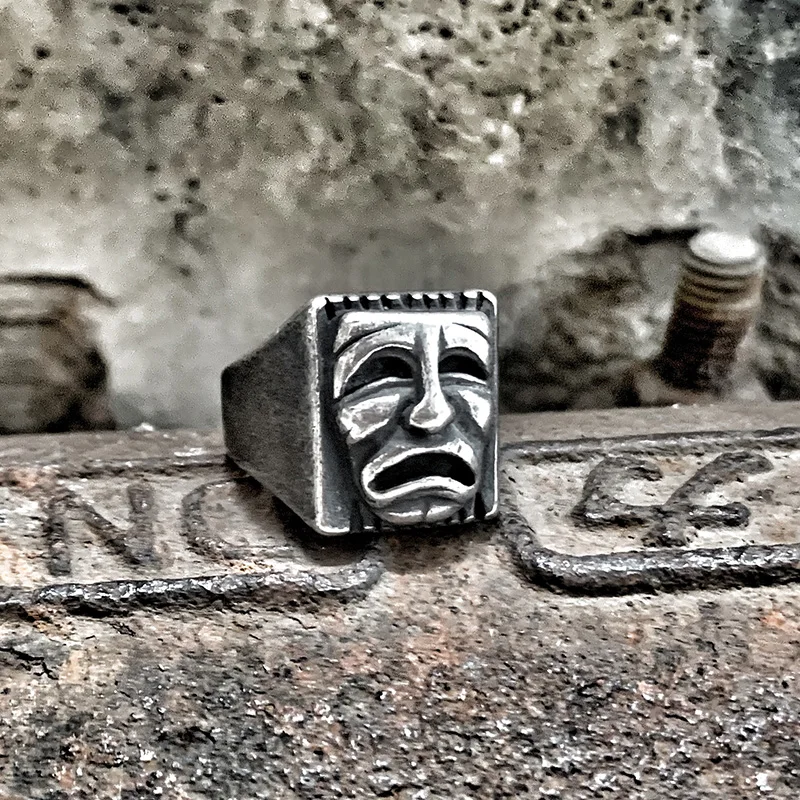 Маска Мужская из нержавеющей стали | Украшения и аксессуары