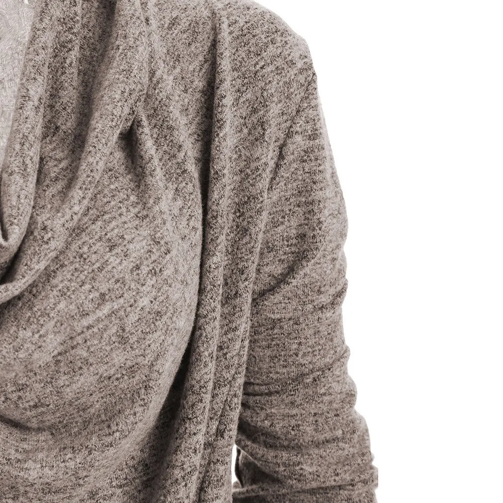 Женская блузка женская одежда осень 2020 однотонная с высоким воротником и длинным