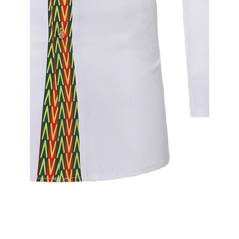 

African Clothes Dashiki Men Print Indian Traditional T-Shirt Bazin Riche Tee Tops Saudi Arabia Ankara Fashion Long Sleeve Blouse