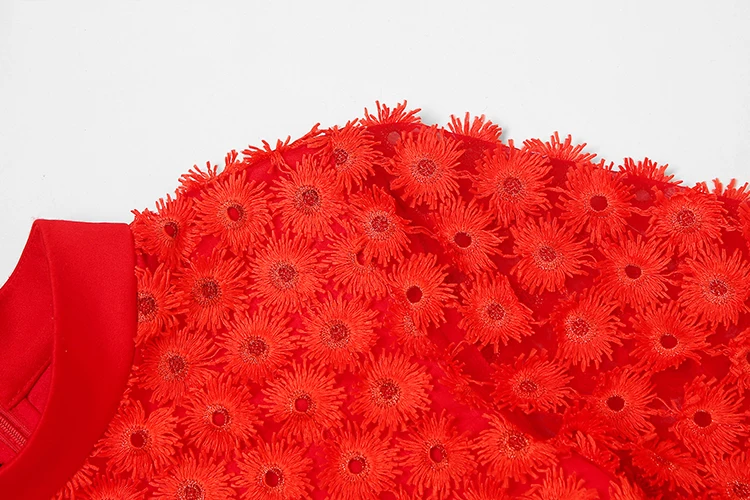 2020 Для женщин сезон: весна–лето фонарь Длинные рукава кружевное лоскутное