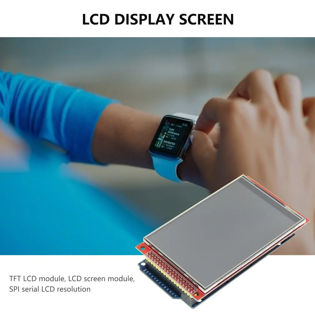 3 95 дюйма TFT SPI Серийный ЖК-экран с разрешением 480*320 ЖК-дисплей для Arduino драйвер 5 В/3