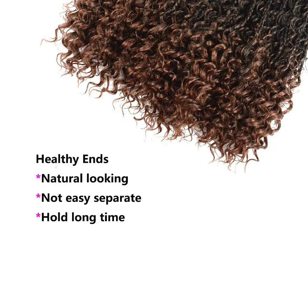 Крючком коробка косы для черный Для женщин на крючках косички с вьющимися