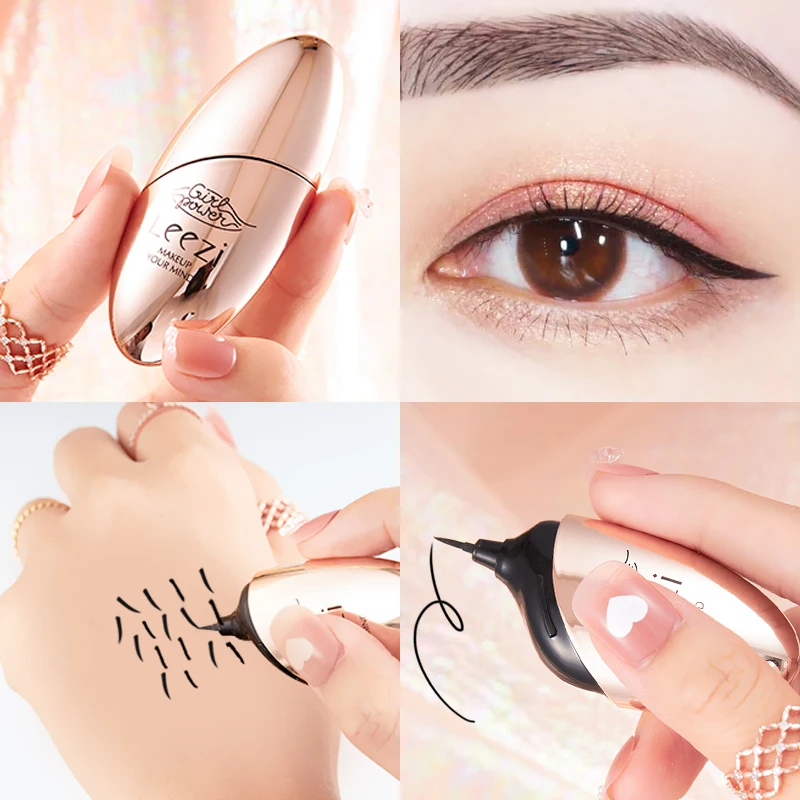 Новинка черная долговечная Водостойкая Подводка для глаз жидкая быстросохнущая