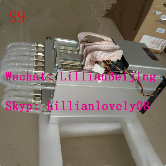 Майнер с водяным охлаждением AntMiner S9 18T Asic для биткойнов BTC bitmain s9 Hydro