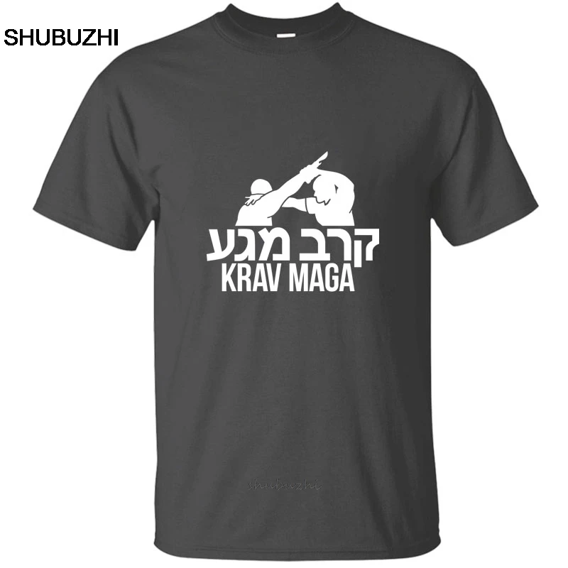 Забавная Повседневная мужская футболка Krav Maga хлопковая Футболка с круглым