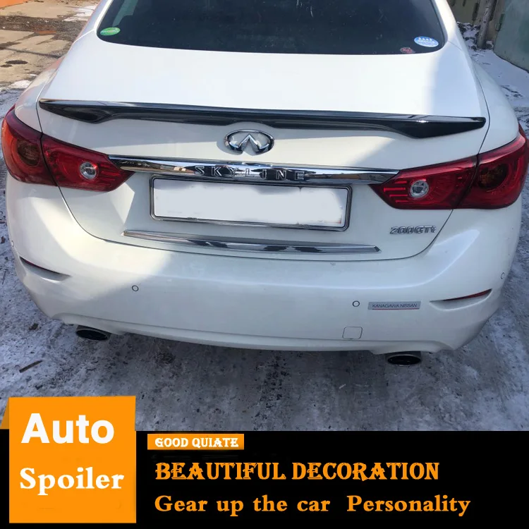Для Infiniti Q50 Q50L спойлер спортивный ABS Материал заднее крыло автомобиля праймер