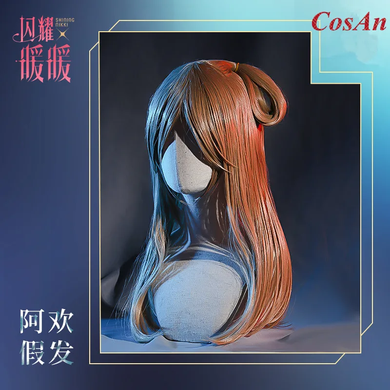 

Hot Mobile Game Shining Nikki AHUAN Wigs Cosplay Fashion Long Hair Unisex Role Play Accessories