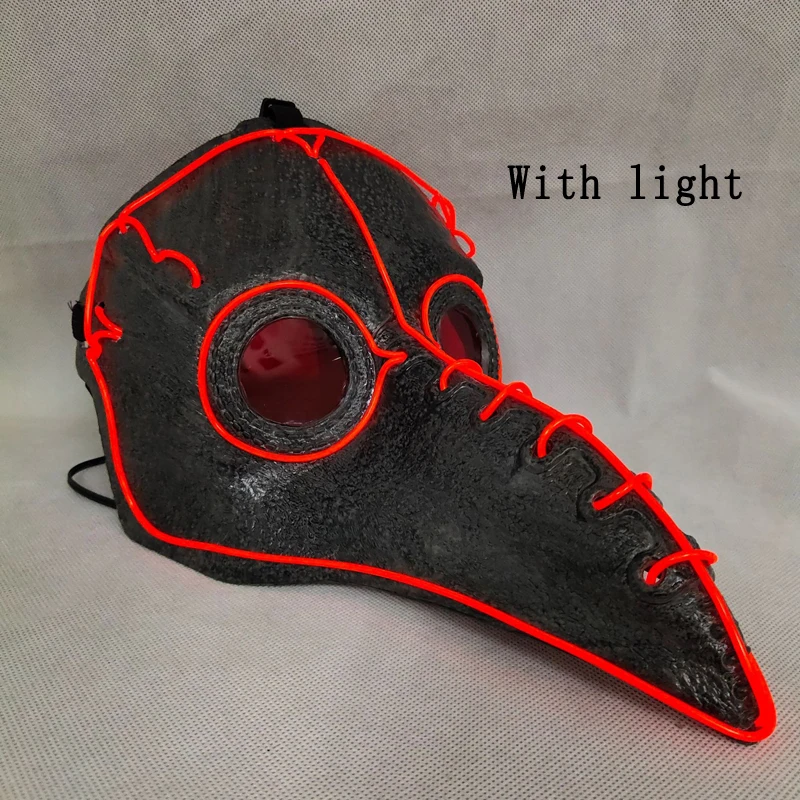 Маска чумного доктора в средневековом стимпанк латексные маски для косплея