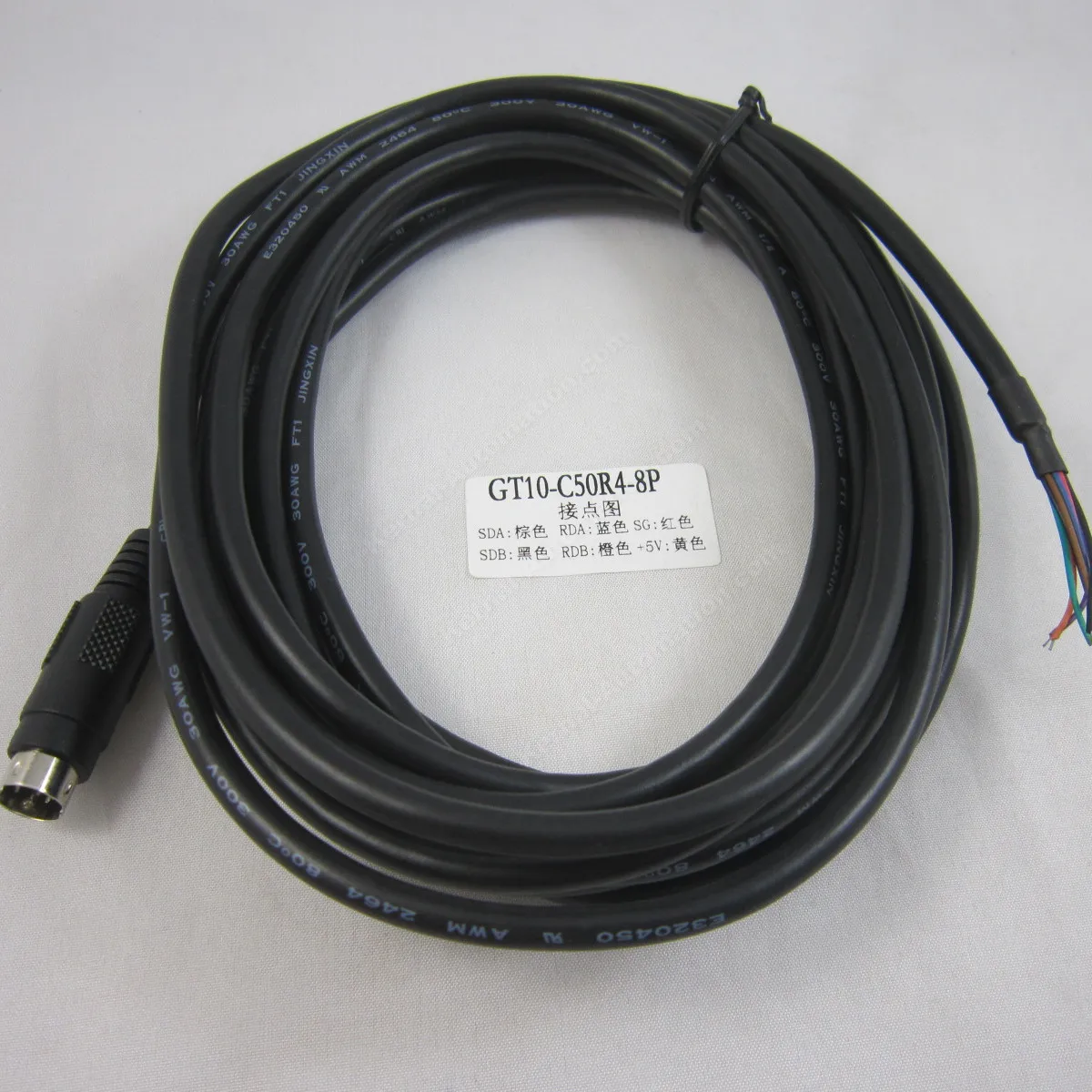 Совместимый GT10-C50R4-8P кабель связи для подключения GT10 Сенсорная панель ЧМИ и