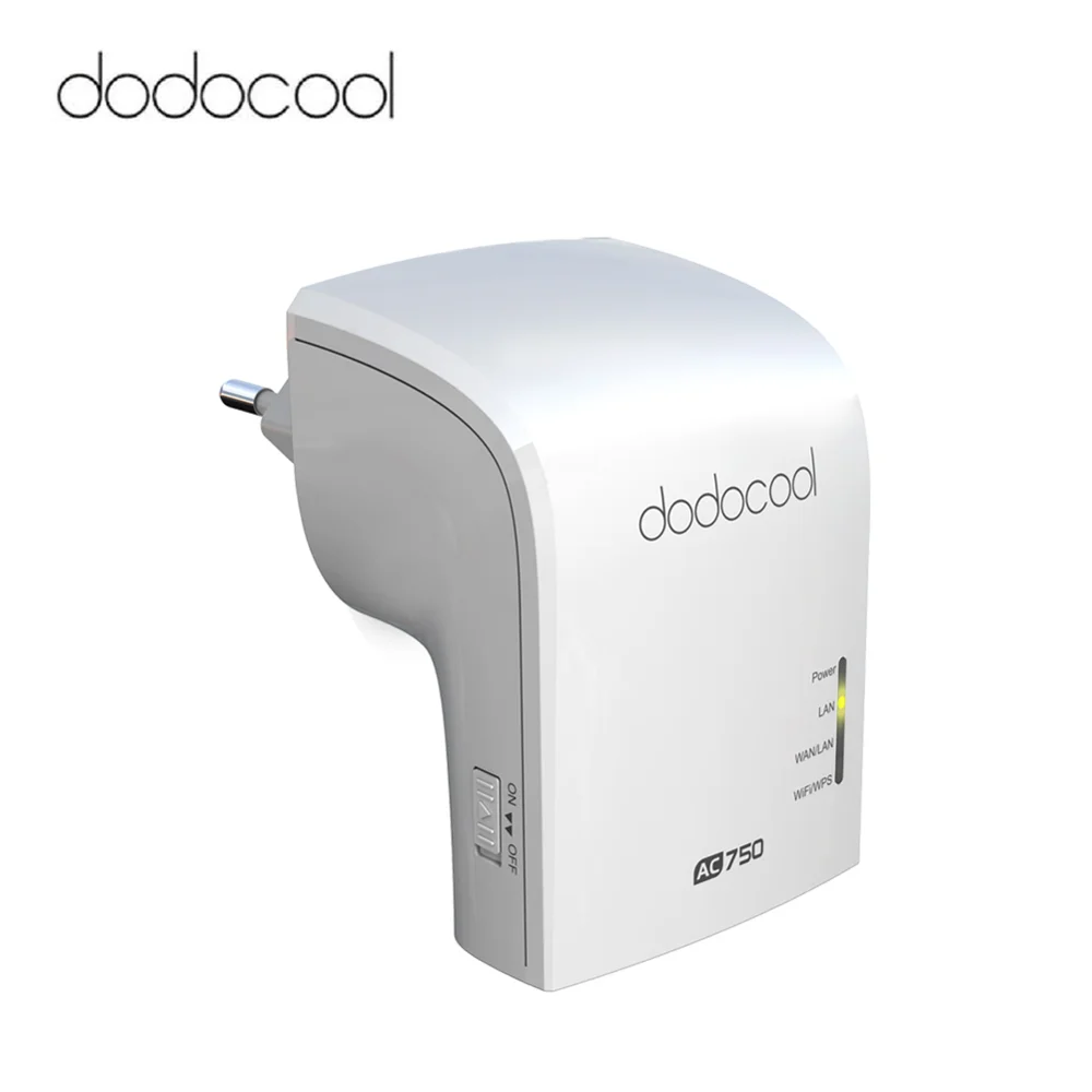 Dodocool AC750 двухдиапазонный беспроводной Wi Fi AP/ретранслятор/роутер одновременный 2 4