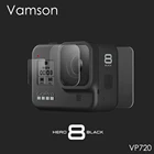 Защитное стекло Vamson для Gopro Hero 8 Black, 9 шт., защитная пленка на экран для экшн-камеры Go pro 8, камера VP720