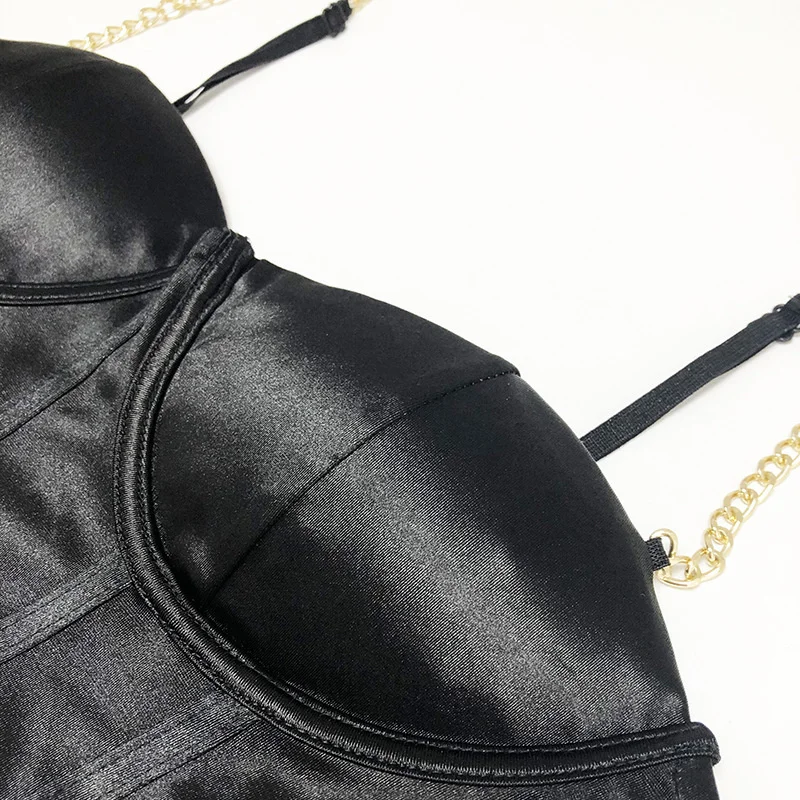 

Top Women Summer Sexy Backless V-neck Short Camisole Casual Spaghetti Strap Solid Camis Bodycon Sleeveless Club Soft Mesh