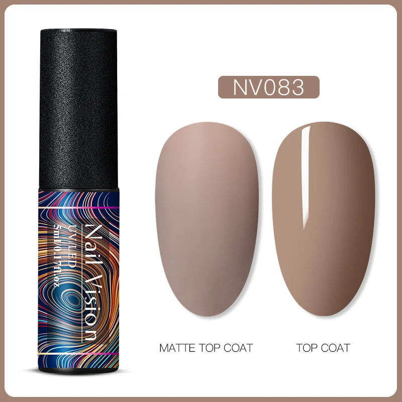 EES06678 Nail Vision 5 мл УФ-гель для ногтей Чистый гель лак матовый цвет нужно матовое верхнее покрытие замочить от ногтей гель лак для маникюра DIY - Цвет: EES06678
