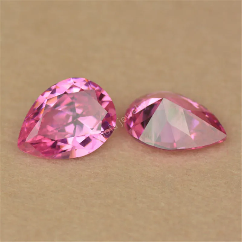Wholesale Price 2*3~13*18mm Pink Color Pear Cut Drop Shape Loose CZ Zircon Lab Made Cubic Zirconia Gems Stone For Jewelry DIY | Украшения и