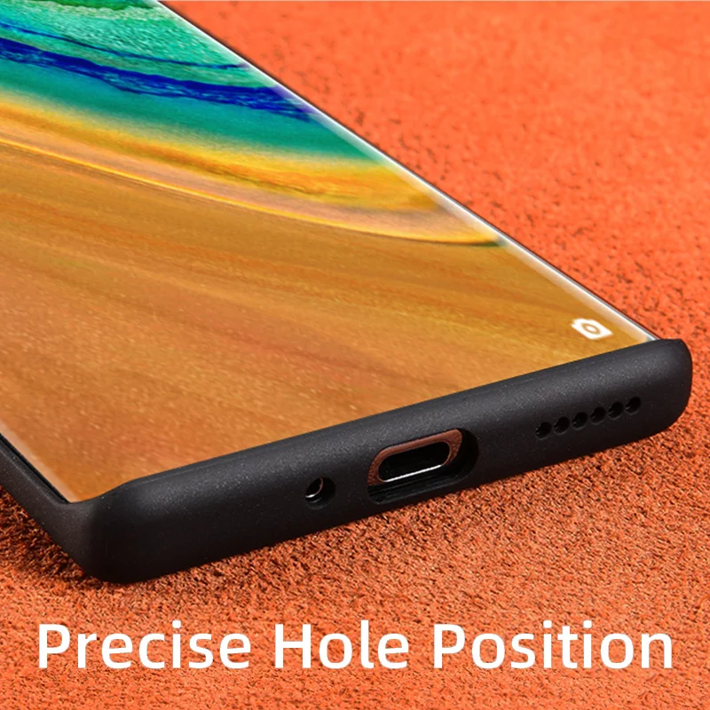 Чехол для телефона из натуральной коровьей замши Huawei Mate 30 20 P20 P30 Lite P40 Pro Y7 Y6 2019 Honor 10