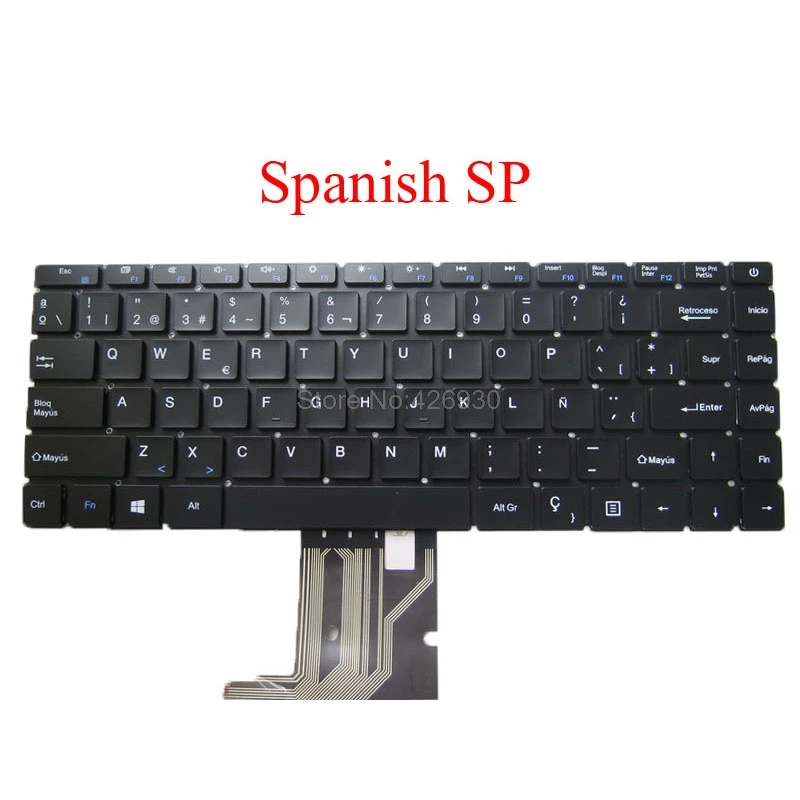 Ноутбук SP UK немецкая клавиатура для Chuwi Lapbook SE CWI528 CWI547 13 3 MB3081004 YXT NB93 93 испанский
