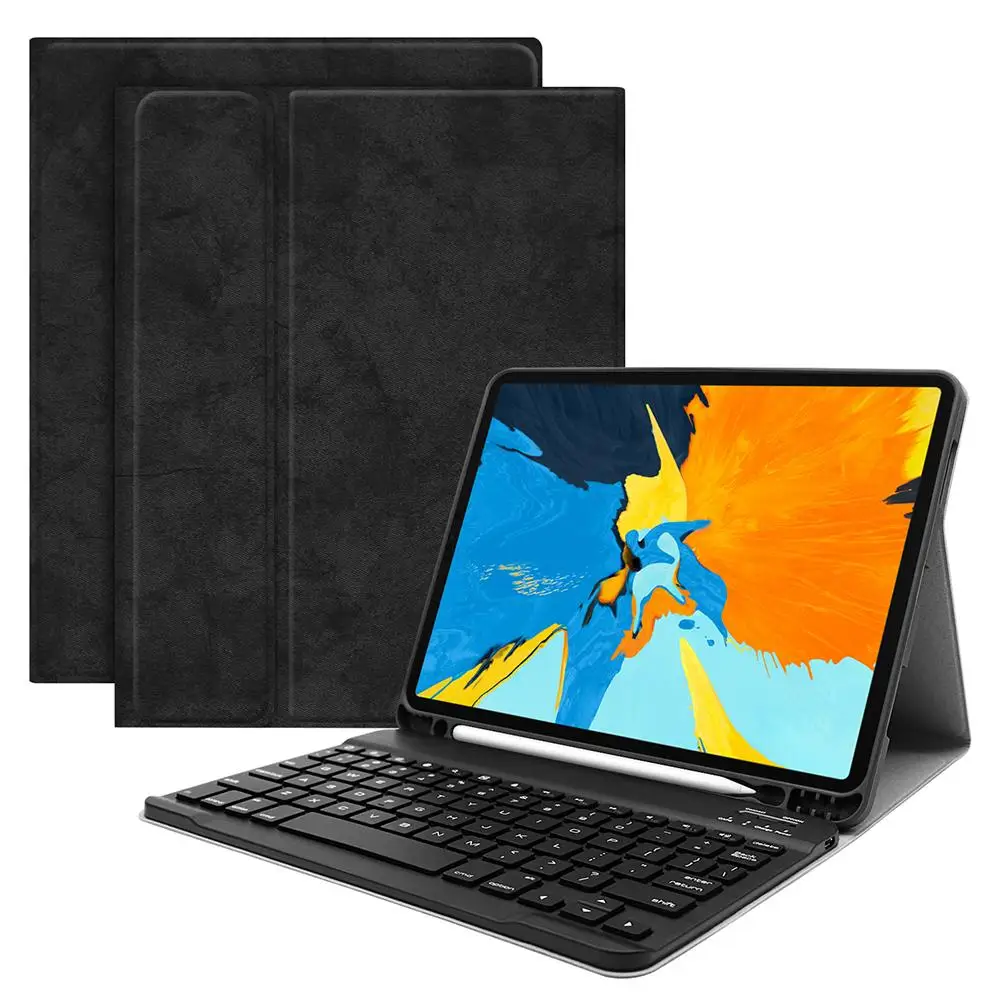

Чехол-книжка для Apple iPad Air 1/2/Pro 9,7 2017/2018, беспроводная клавиатура Bluetooth