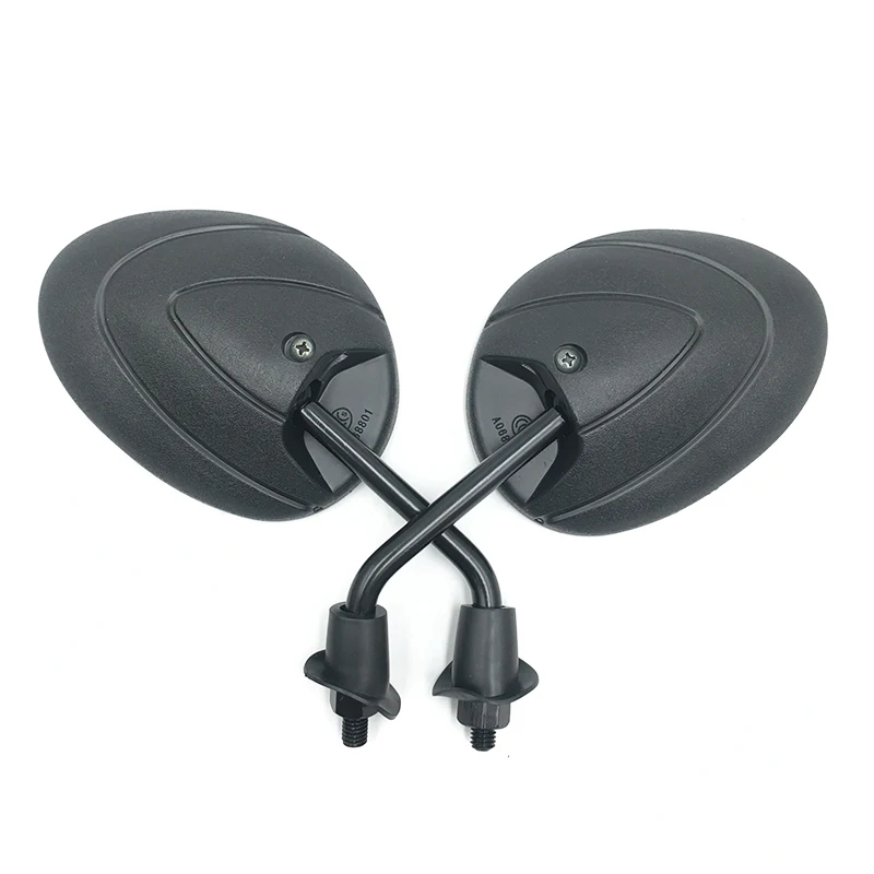 

Black Carbon Fibre Motorcycle Rear View Mirror Plastic Shell Modified Accessories Motorbike Flexible Mirrors 8mm 10mm Universal