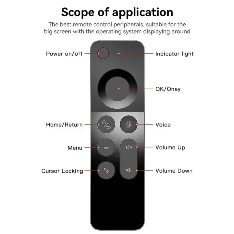 Беспроводной пульт дистанционного управления W3 2 4G с голосовым управлением
