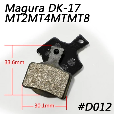D012 Catazer 4 пары полуметаллические MTB велосипедные дисковые тормозные колодки для велоспорта SHIMANO0 AVID HAYES TEKTRO Magura Formula - Цвет: D012