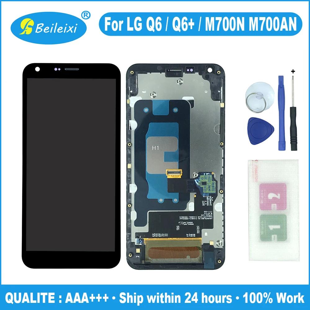 Для LG Q6 M700 M700A M700N US700 M703 M700H/Y ЖК-дисплей сенсорный экран дигитайзер для + M700AN M700TV X600KP