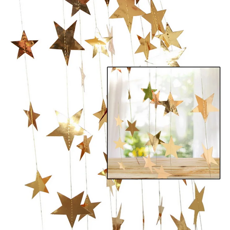 И формирующая листы для кровли 4 м 7/10 см Бумажная гирлянда звезда Форма строка