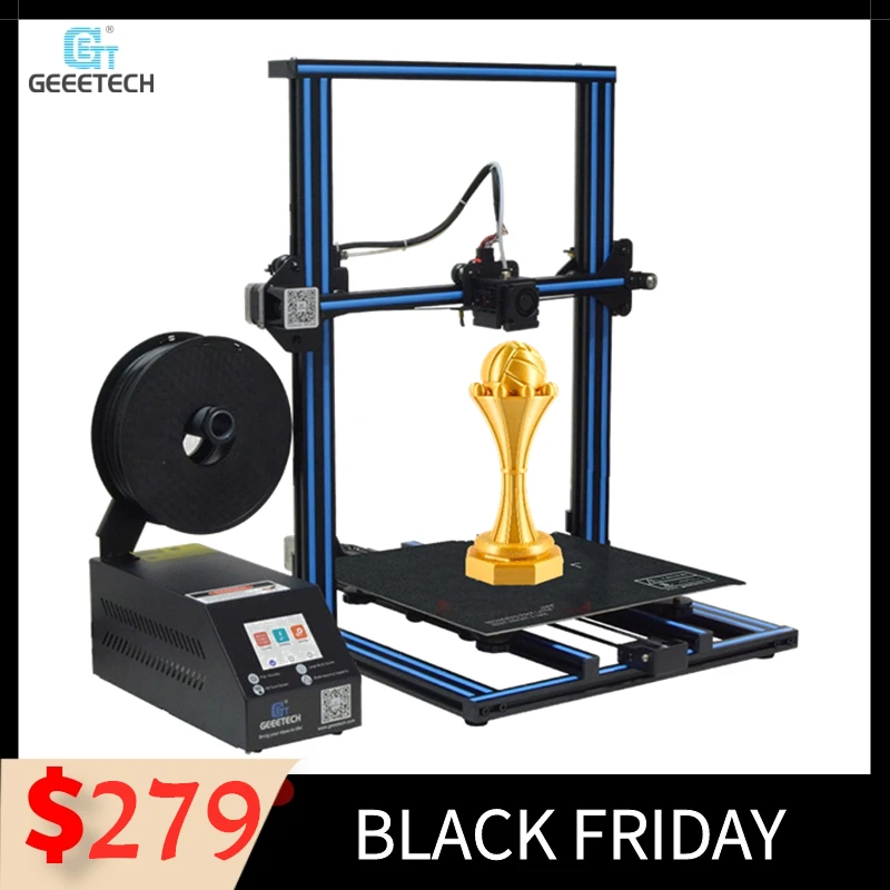 3D принтер GEEETECH A30 DIY с 320*320*420 цветной сенсорный экран Датчик накаливания FDM CE|diy 3d