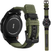 strap for samsung galaxy watch 3 46mm band gear s3 frontier classic nylon 22mm 20mm watchwoven nylon band for 20mm 22mm wrist