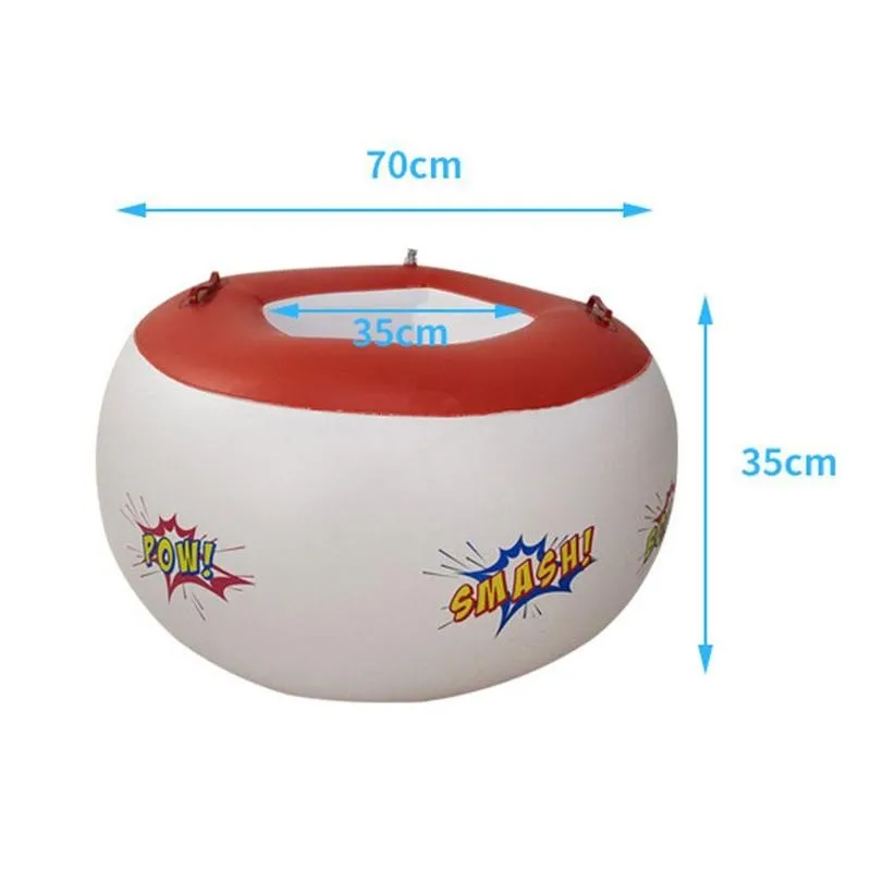 

2pcs Inflatable Balls Fit Inflatable Balls Children Body Collision Bumper Soccer Game Toy Motor Skills Ball Outdoor Play Toys