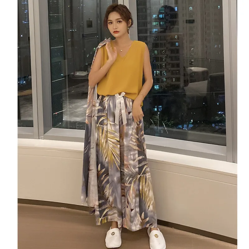 4 шт. весенне-осенние пижамные комплекты для женщин пижамный комплект с принтом