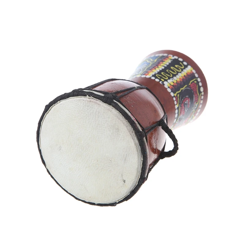 4-дюймовый Профессиональный Африканский барабан Djembe Bongo деревянный музыкальный