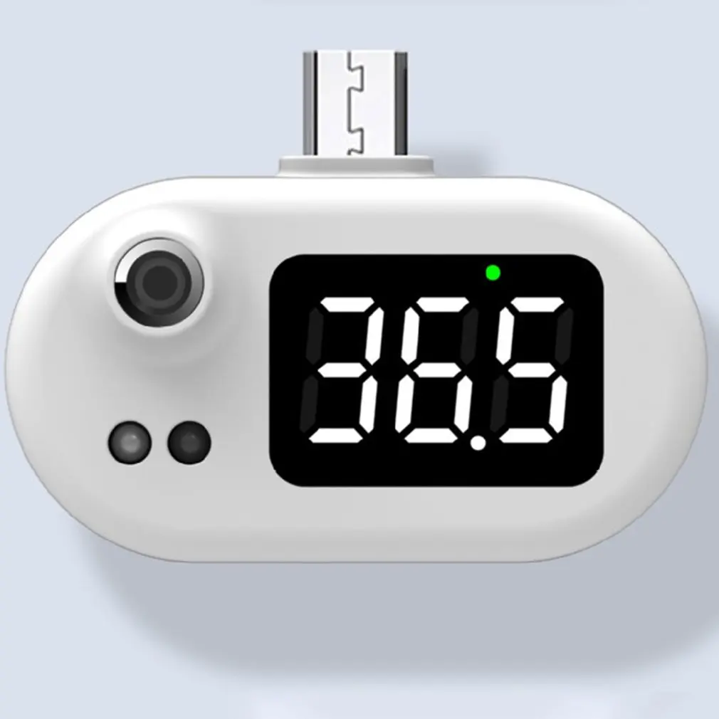 

Usb Intelligent Mini Mobile Phone Thermometer Health Care Convenient Infrared Electronic Digital Thermometer