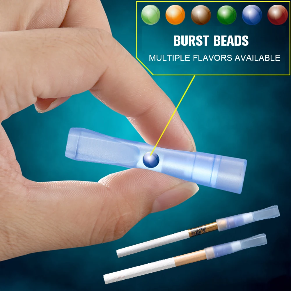 8 шт./кор. для сигар с фильтром со мята ароматизаторы лед бусины сигареты Popping