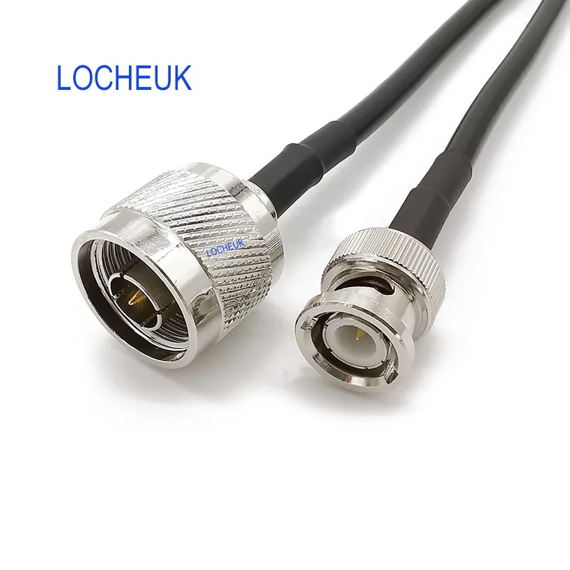 Коннектор BNC Папа-папа N папа для коаксиальной антенны RF LMR200 Удлинительный кабель