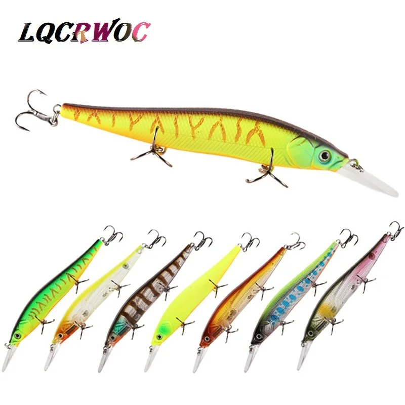 Новый Minnow на высоком каблуке 11 см 14g рыболовная приманка whopper plopper качели глубокое